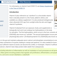 Vitamin D3 NIH Factsheet