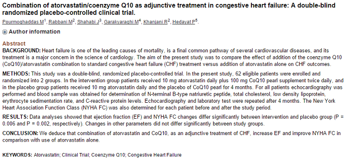 coq10 and statin